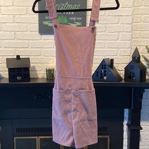 SHEIN size L blush colored overall dress never worn